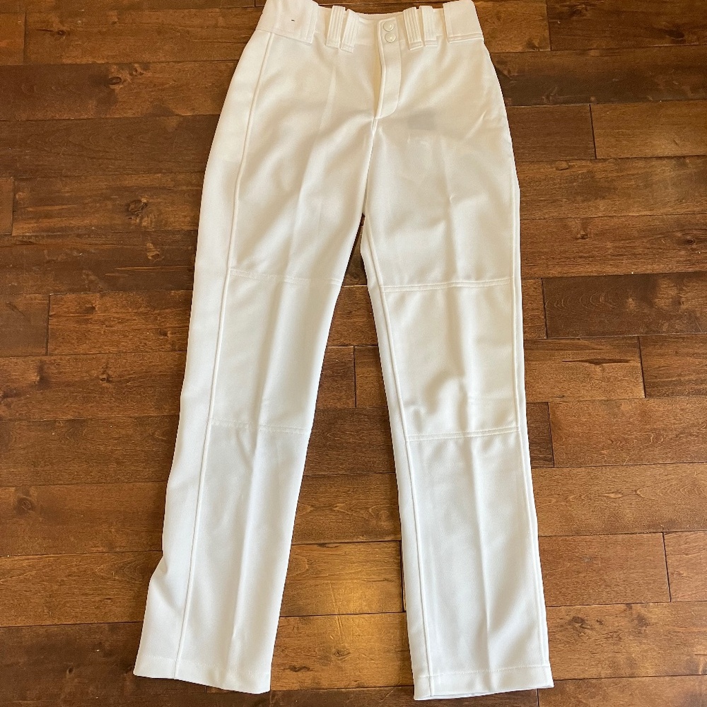 Womens Mizuno White Baseball Pants - New, no tags - Picture 1 of 4